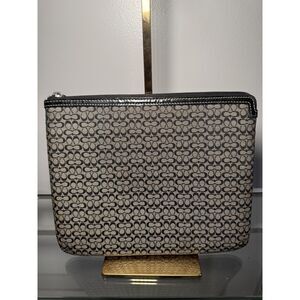 Vintage Coach Monogram iPad Case Zip Pouch